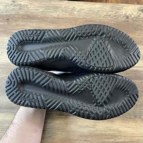 NWT Adidas Tubular Shadow Core Black Suede Men’s Size 14 Shoes BB8942 main image 5
